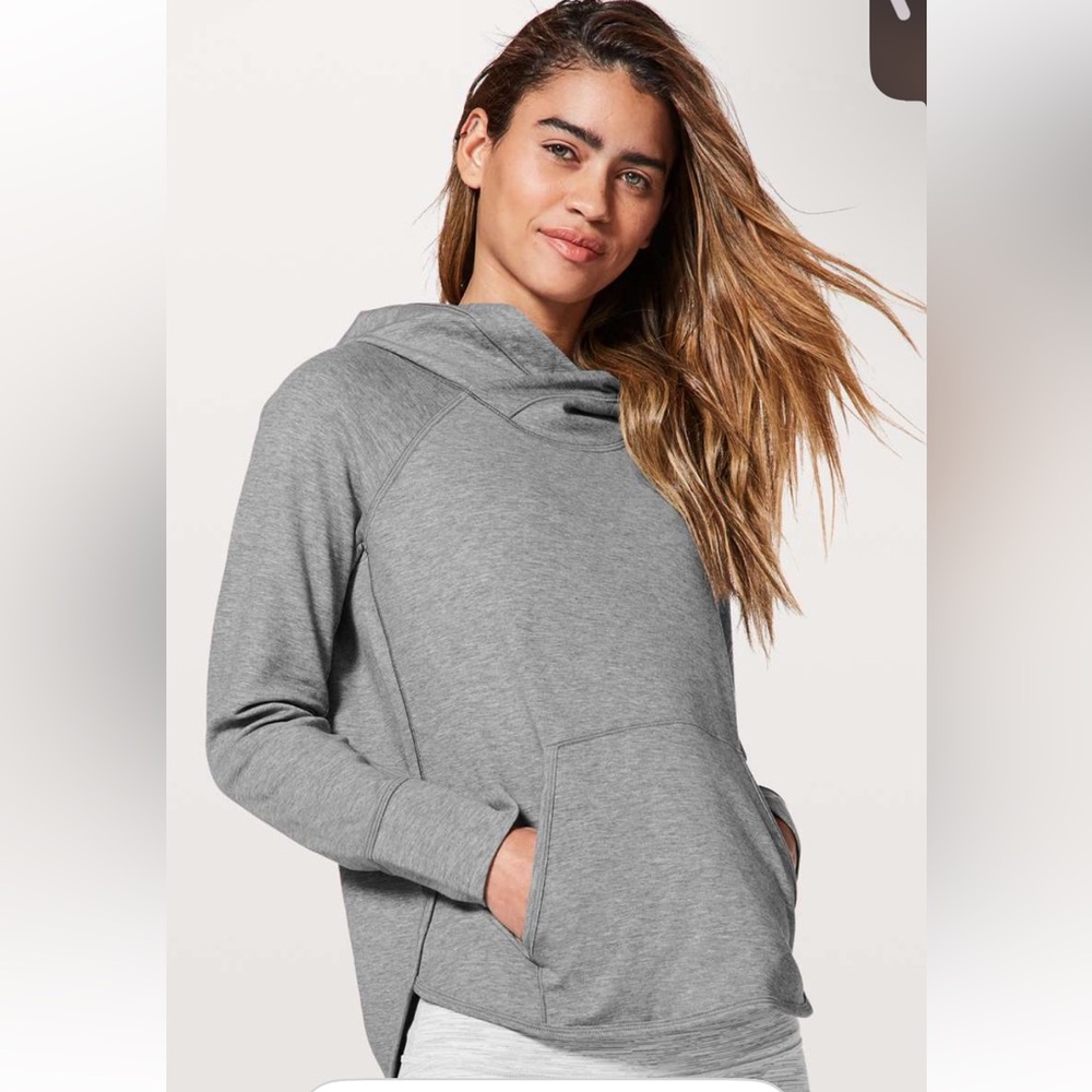 #66 Lululemon Blue/Gray Hooded Pullover 4